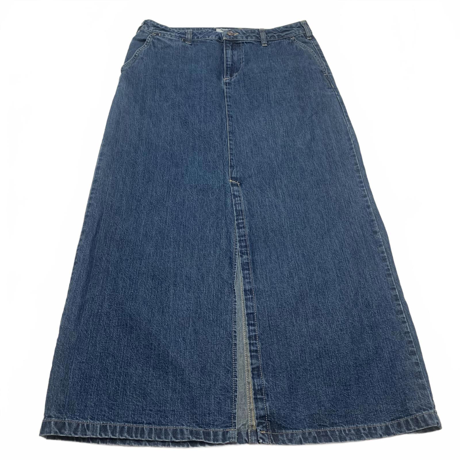 Falda vaquera larga clásica azul de Old Navy para mujer, talla 8