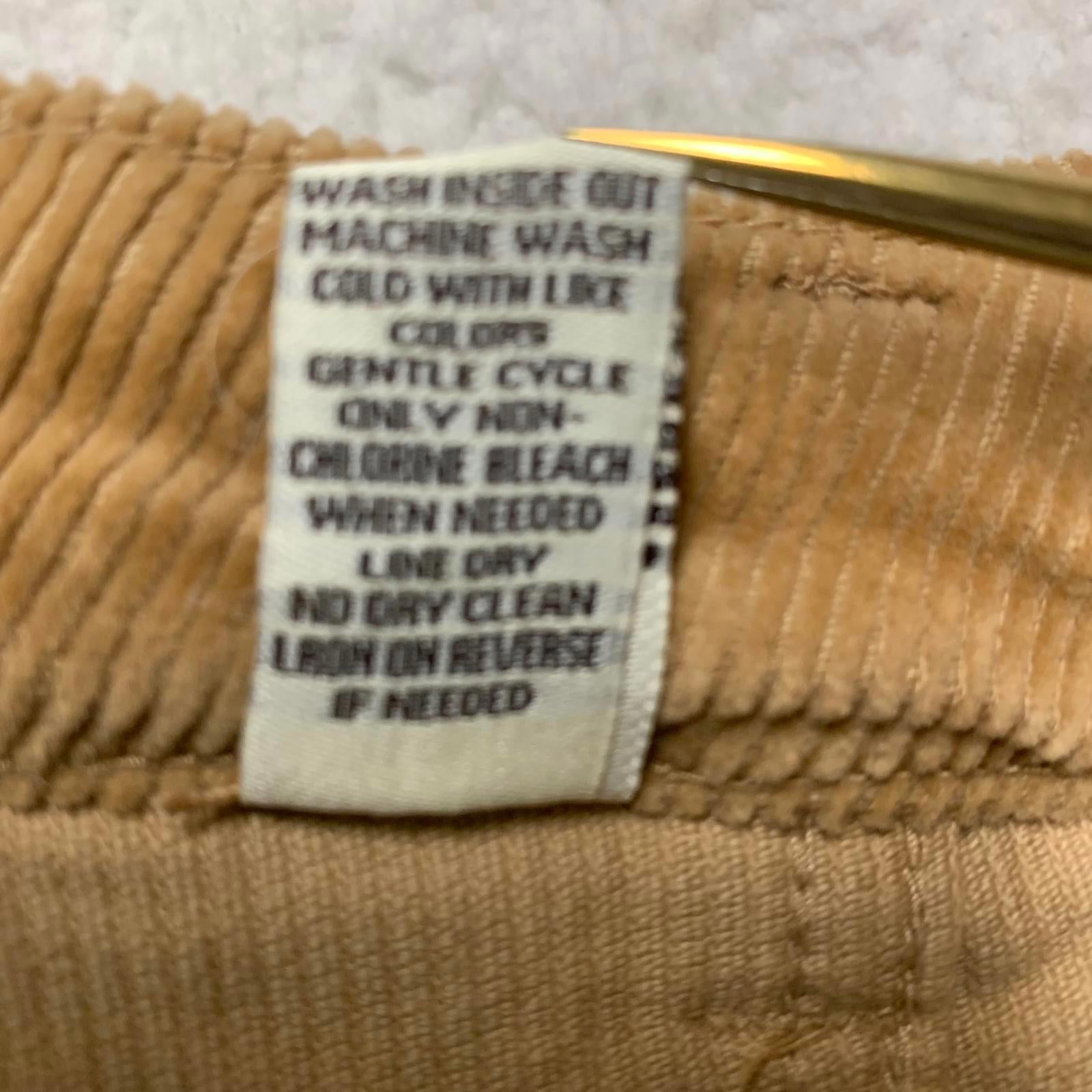 Minifalda de pana color canela Hot Kiss para mujer, talla 0