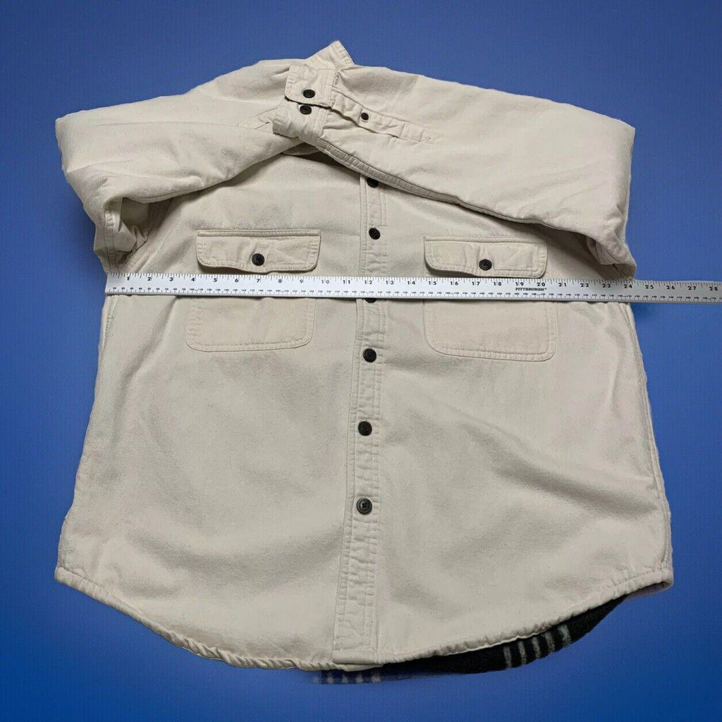 Camisa Berkley &amp; Jensen con forro blanco hueso grande para hombre