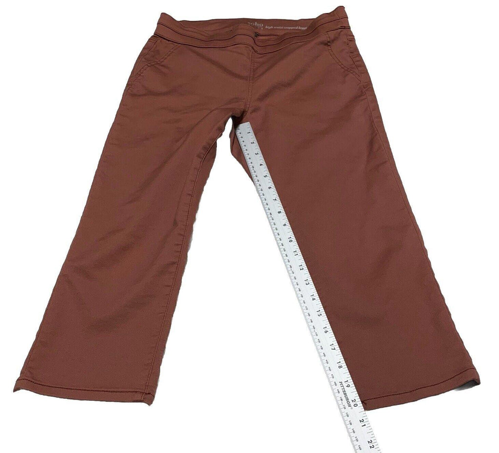 Leggings de cintura alta para mujer Soho, color rosa malva, corte holgado, talla M