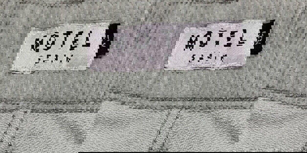 Pantalones de pana Motel para mujer, talla XS, verde menta, pierna ancha, ligeros