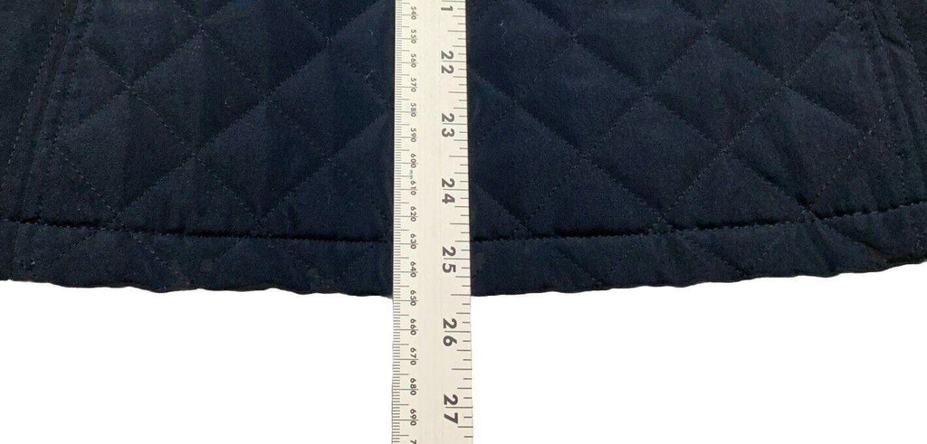 Chaqueta con capucha y cremallera azul marino para mujer, talla pequeña, de Laundry by Shelli Segal