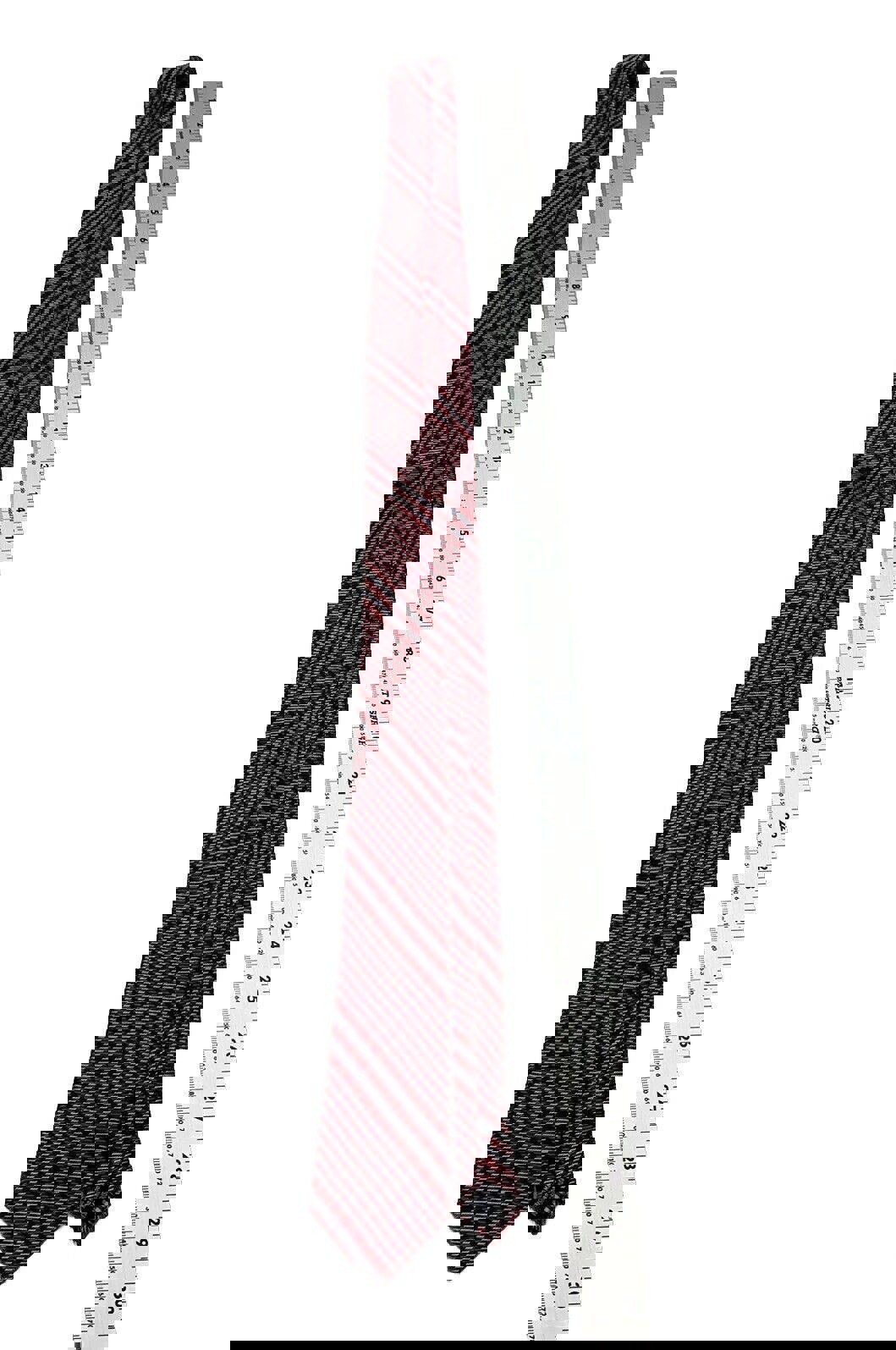 Corbata de seda con estampado de cuadros rojos y azules para hombre de Ben Sherman