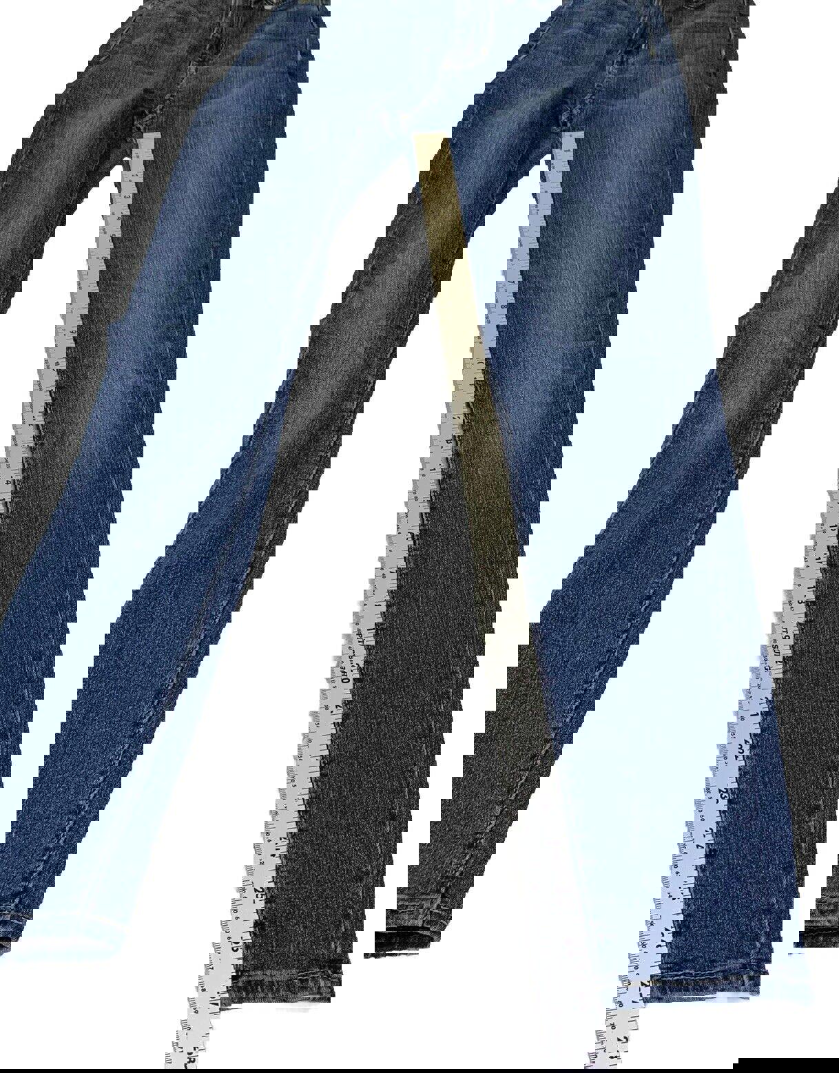 Vaqueros Levi Strauss Signature para niña, azul, talla 4, talla M, ancho 27, largo 30