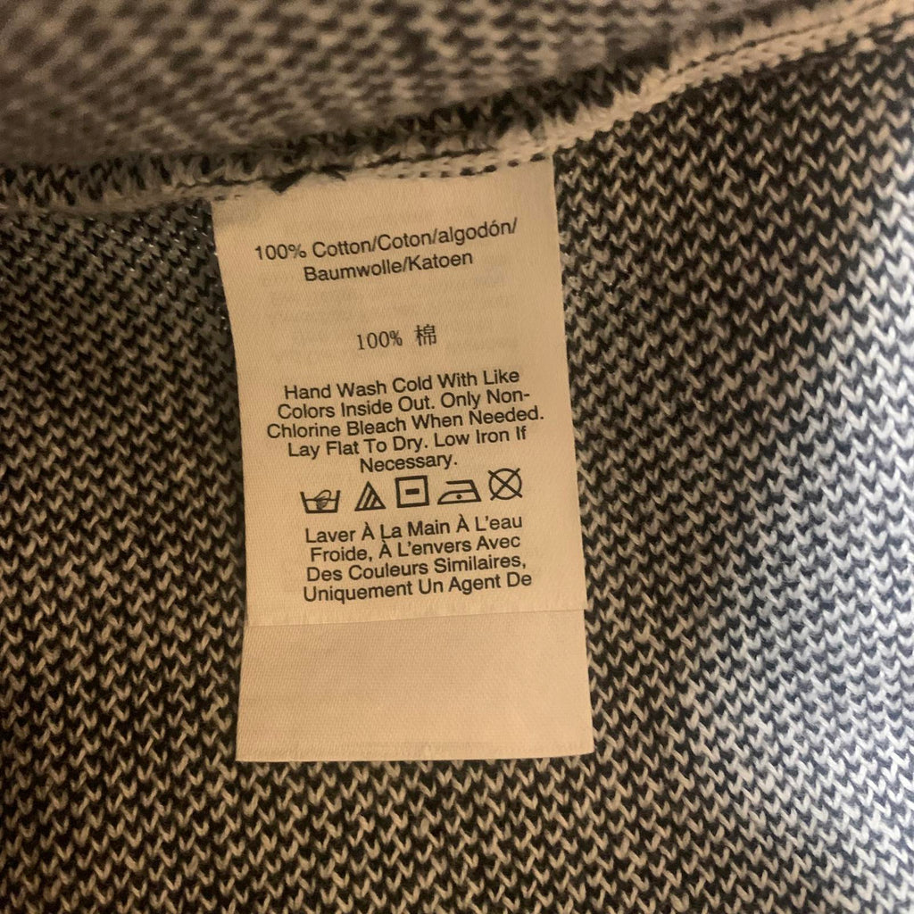 Suéter de cuello redondo gris claro con logo y mangas de mariposa para mujer, talla S, de DKNY Jeans VTG