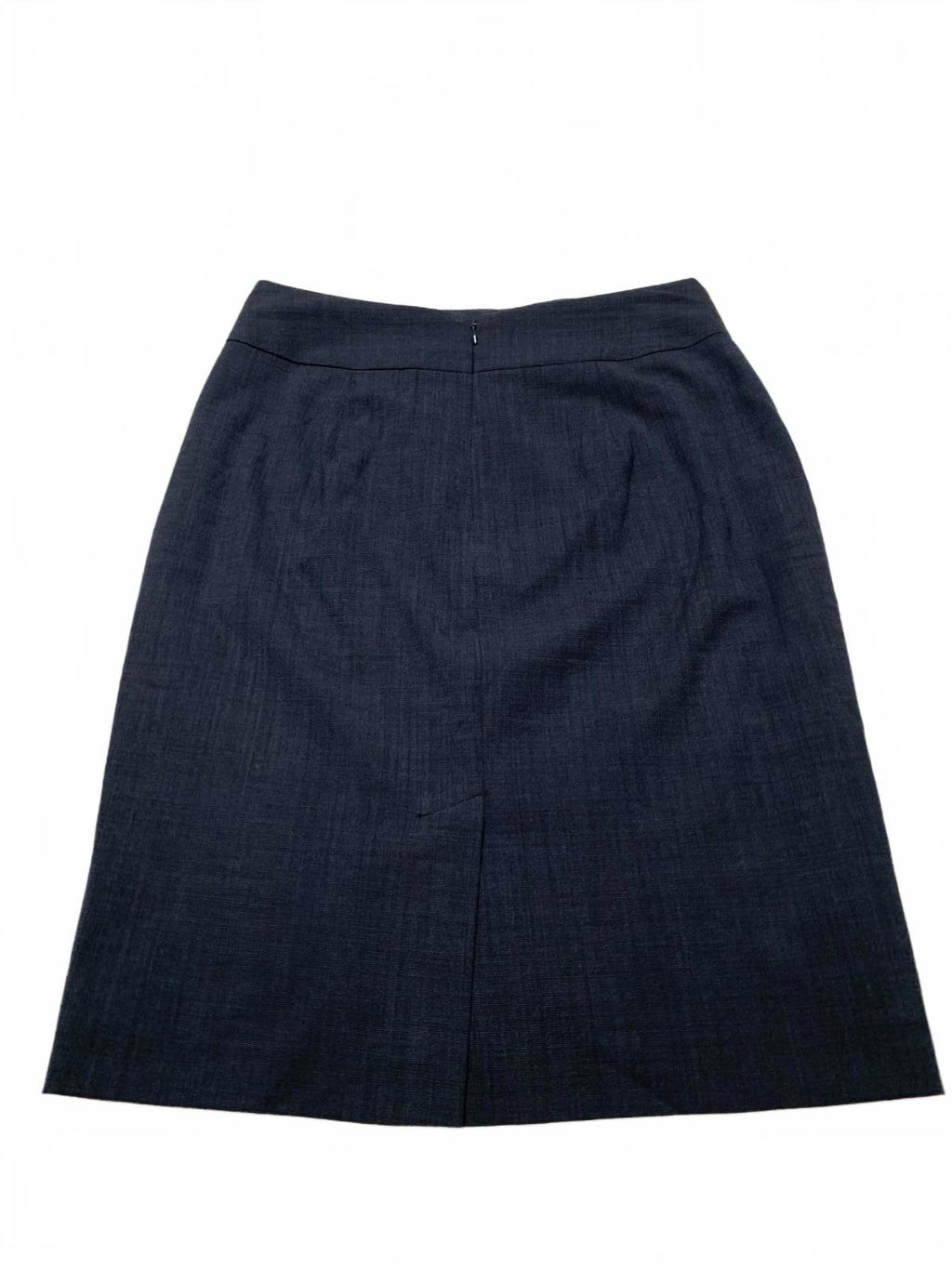 Vintage Banana Republic Womens Sz 0P Petite Navy Blue Skirt