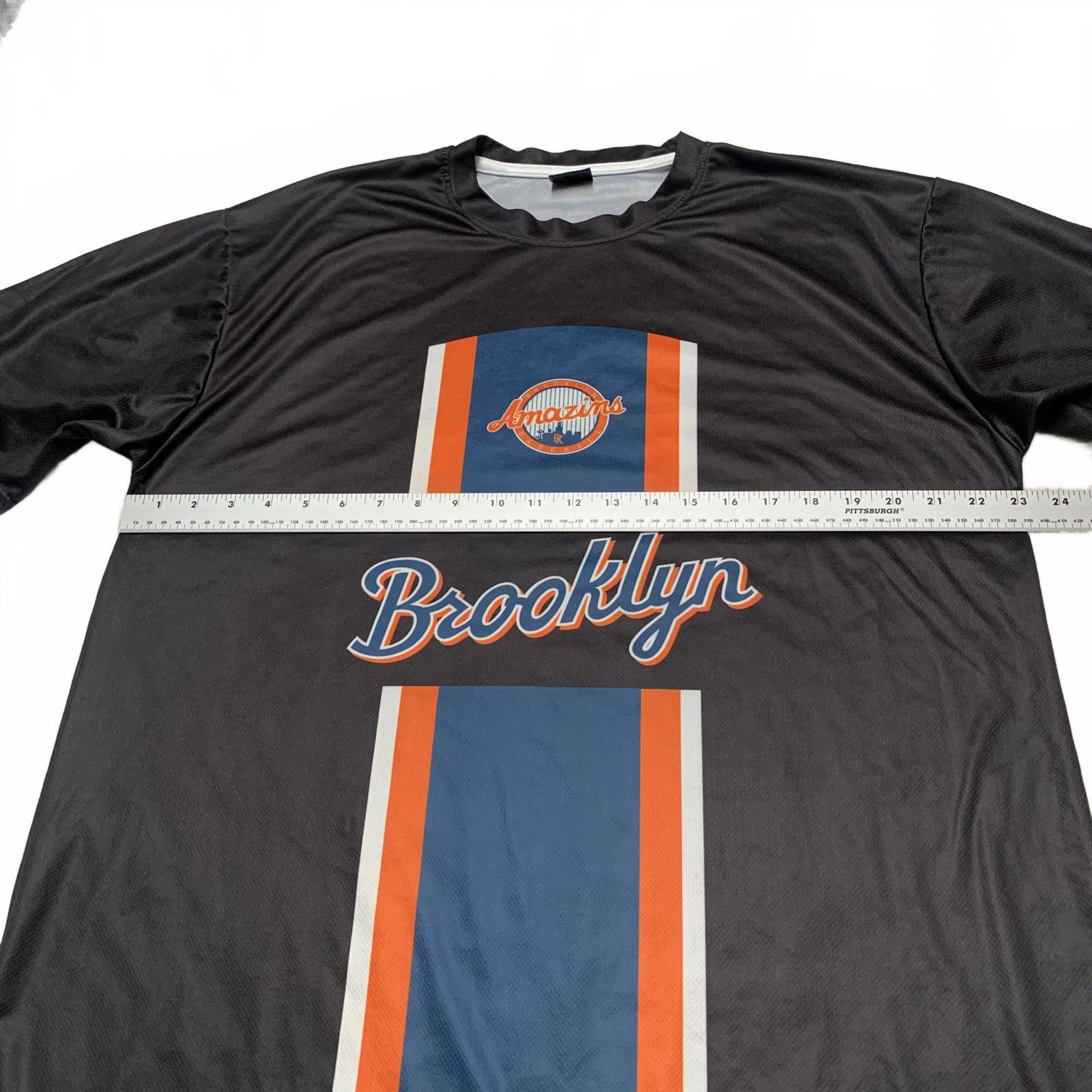 Camiseta deportiva negra de los Brooklyn Coyotes, talla AXL, para hombre, talla 23