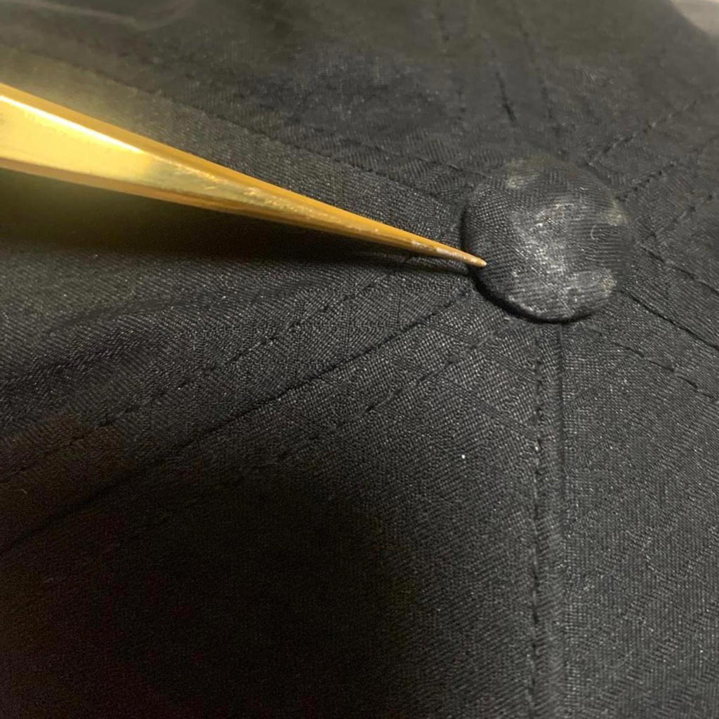 Gorra de béisbol negra con parche del logotipo de Adidas OSFA para hombre