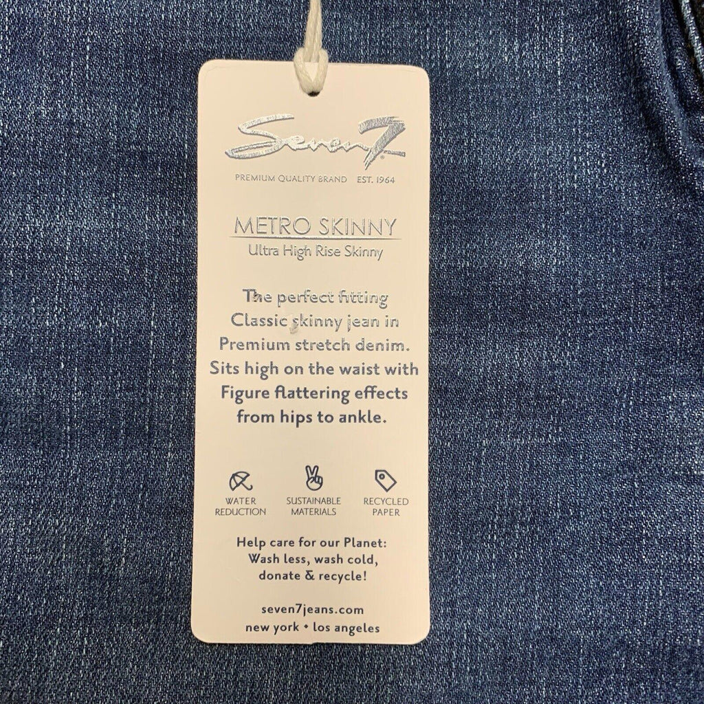 Vaqueros ajustados de tiro ultraalto Seven7 Metro
