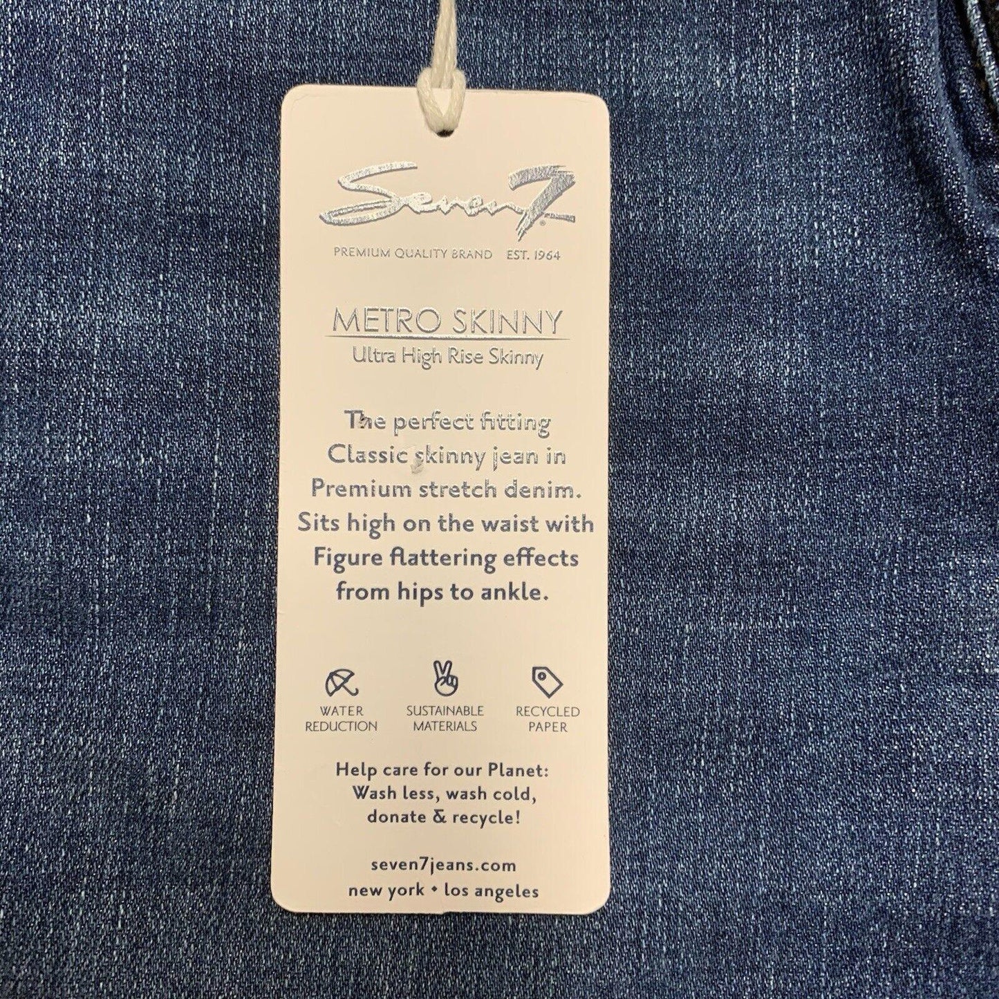 Seven7 Metro Skinny Ultra High Rise Jeans