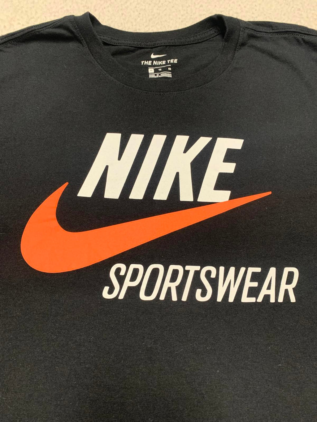 Camiseta deportiva Nike para hombre talla XL negra