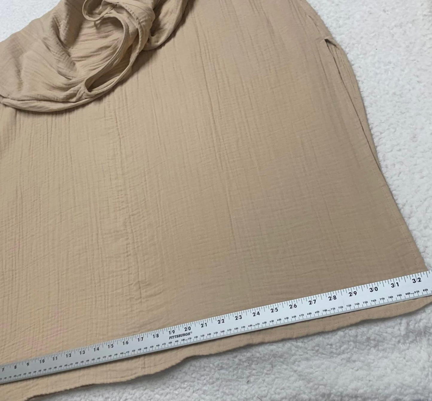 Universal Threads Goods Co. Womens Sz Large Beige Casual Maxi Dress Cotton