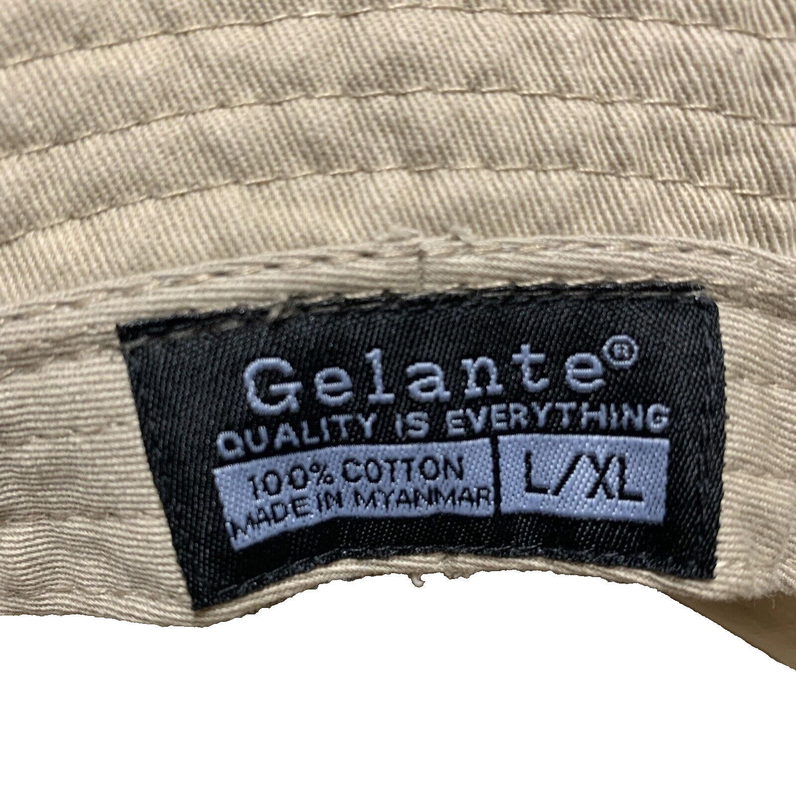 Gorra unisex Gelante beige, 100 % algodón, plegable, para pesca, caza, verano y viajes.