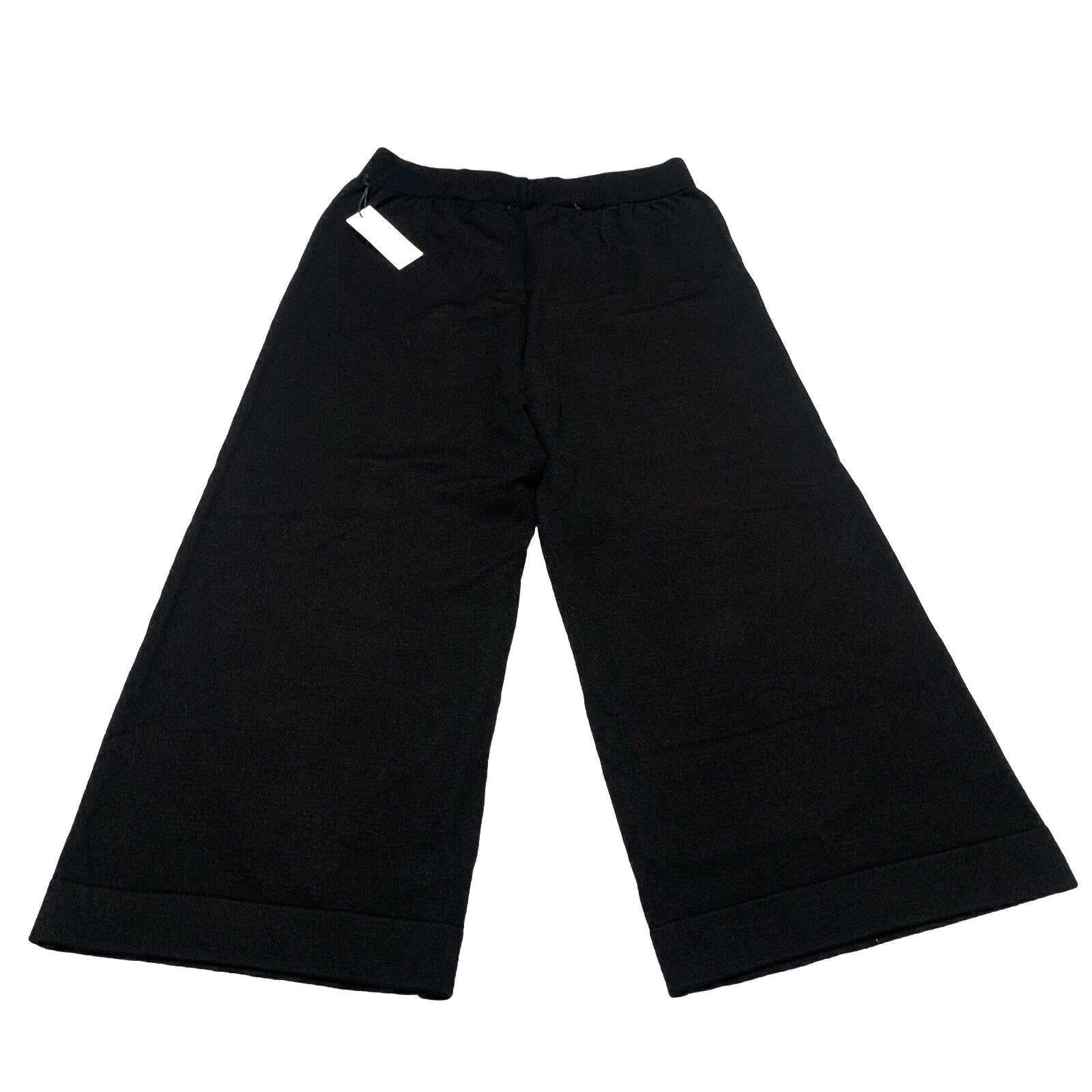 Pantalones cortos negros de pierna ancha estilo gaucho de Dex Clothing para mujer, talla extra grande