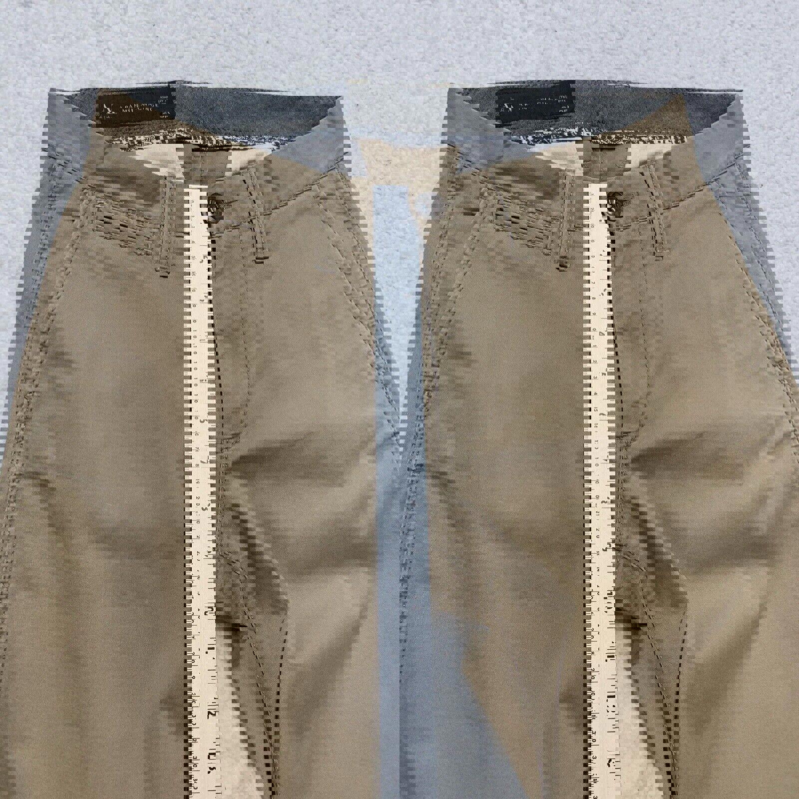 Pantalón chino ajustado de algodón de pierna recta para hombre, talla 29R, de Armani Exchange, A/X