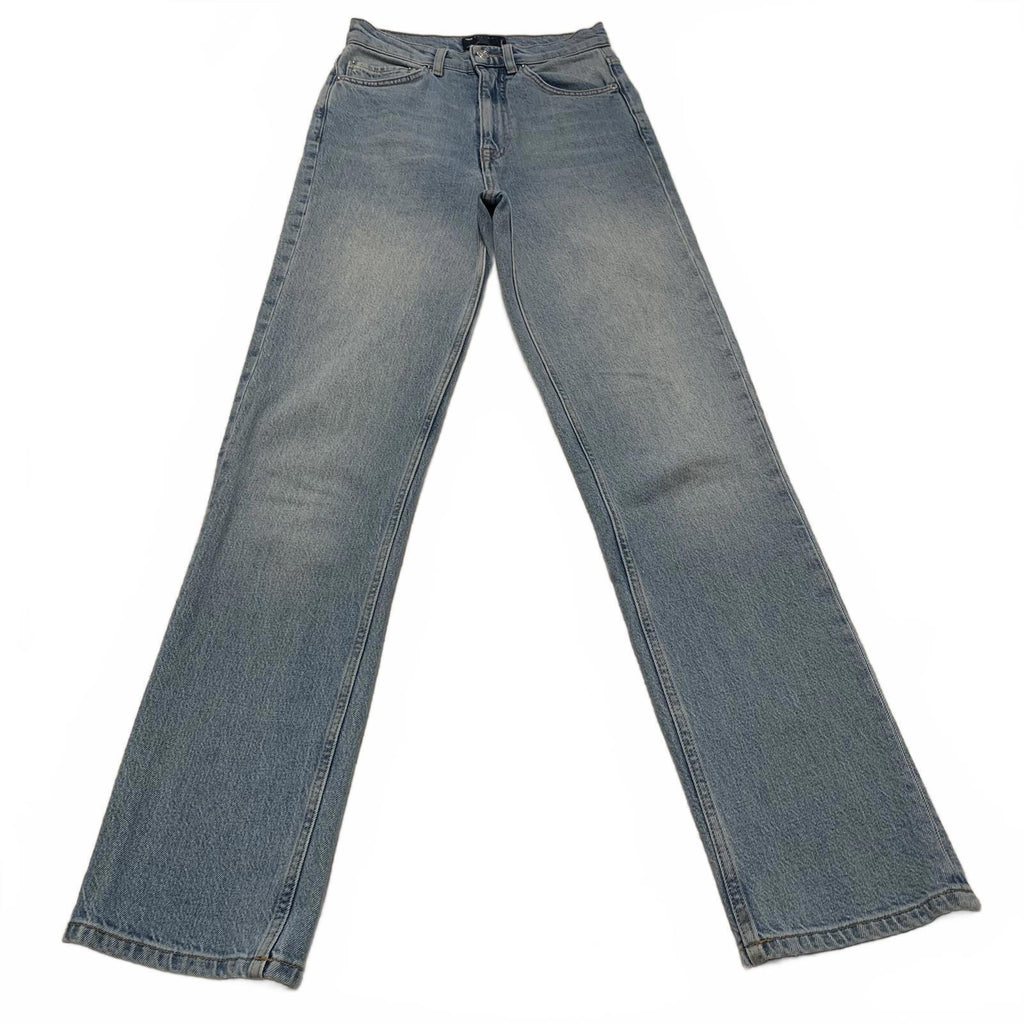 Vaqueros de mujer ASOS DESIGN, talla 25/36, denim azul, cintura alta, 25 x 30,5 (talla real)