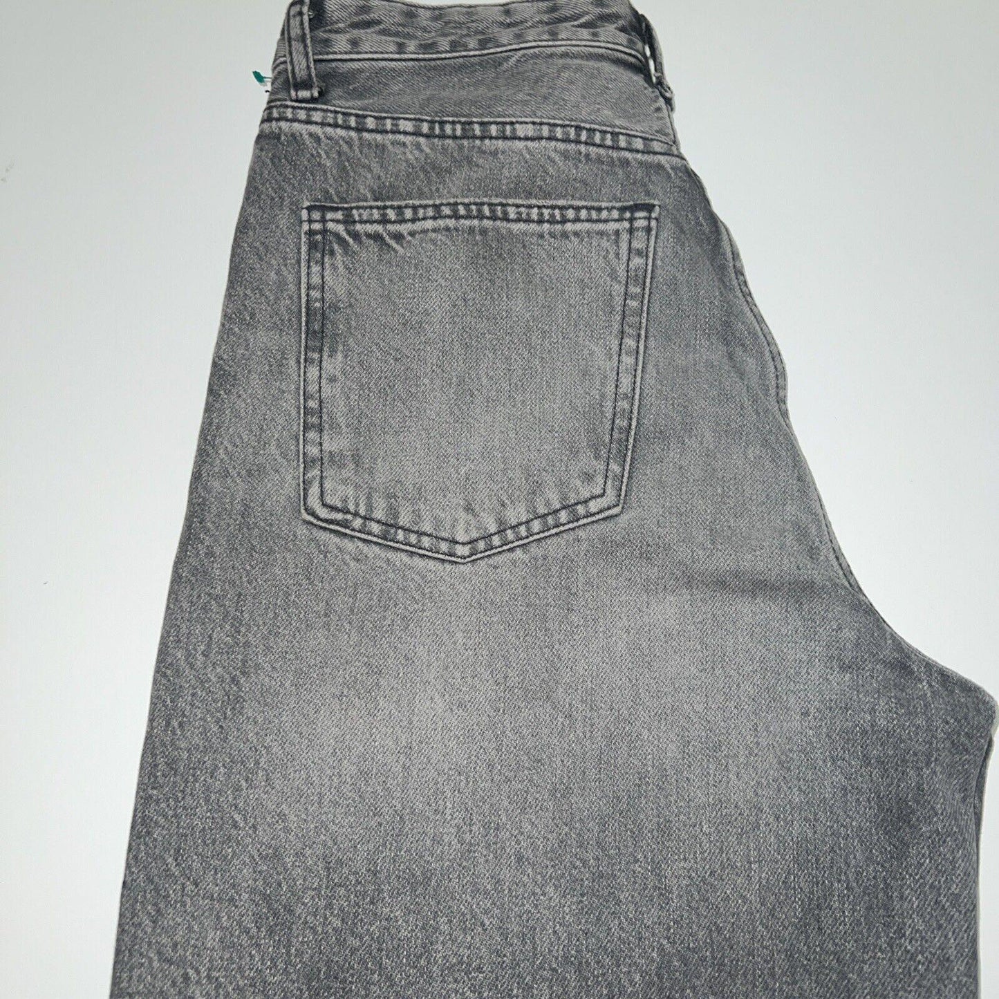 Zara Jeans Women's Size 6  Denim Gray  Cropped Frayed Edge