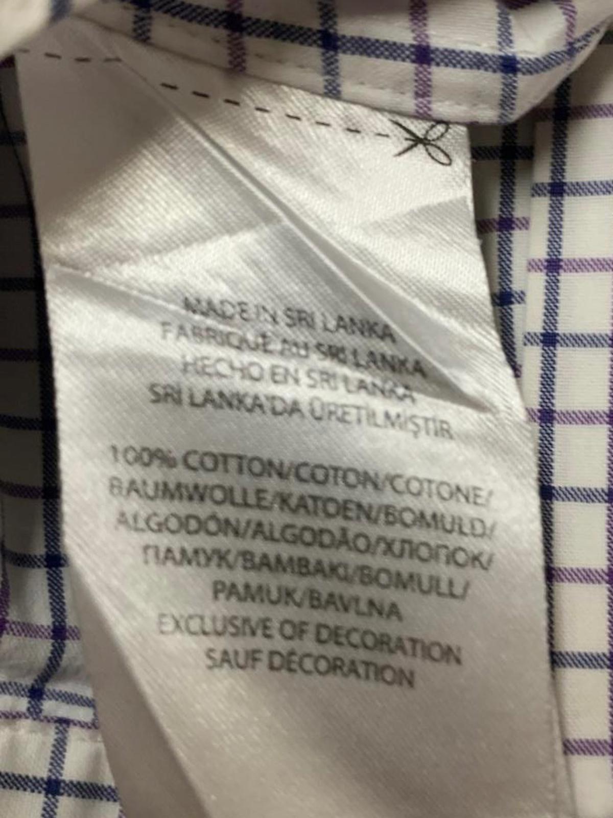 Ralph Lauren Men's Size XLarge White Grid Casual Button-Down Shirt XL