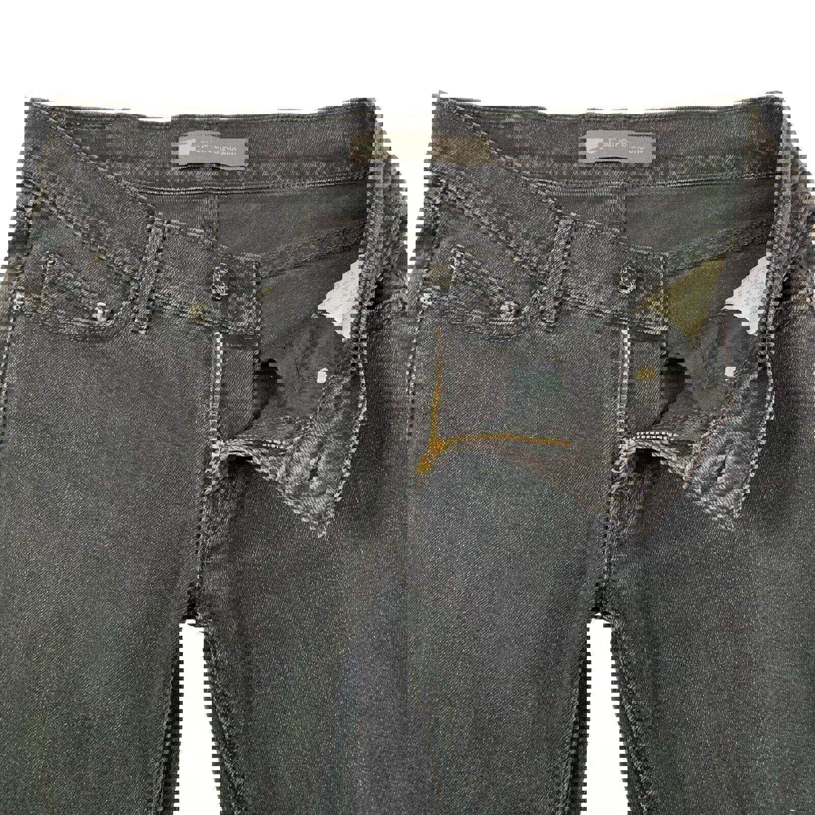 Vaqueros Levi's 524 para niñas, talla 5, negros, ajustados y elásticos.