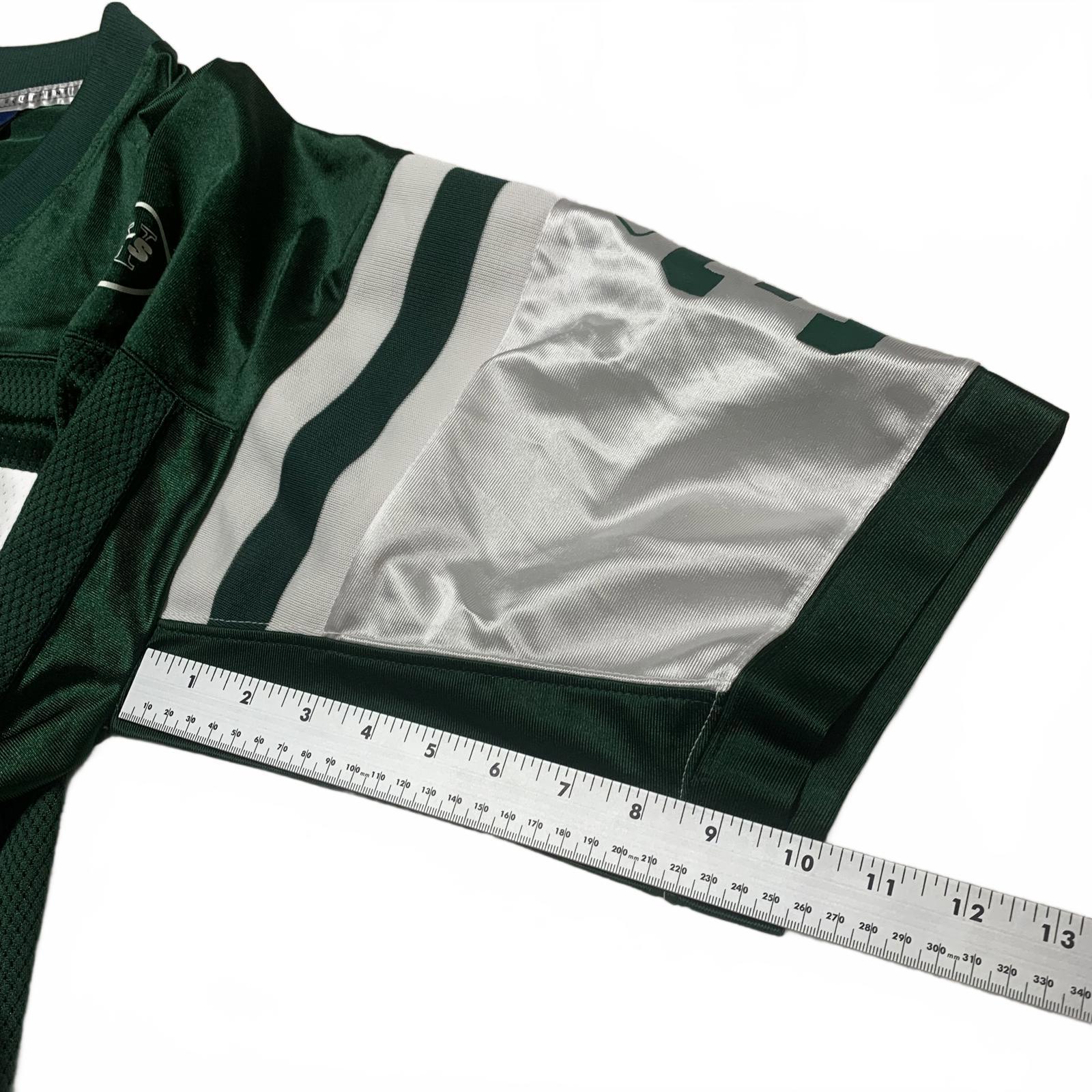 Camiseta de fútbol americano Reebok Esposito de los New York Jets, talla 39, verde, NFL, para uso en el campo, de VTG