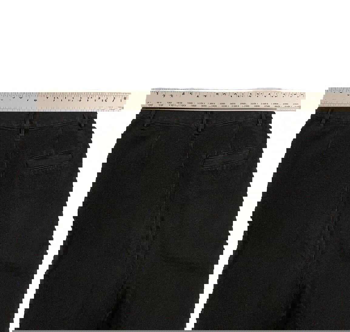 Pantalones chinos Lauren Ralph Lauren para mujer, talla 8, pierna recta, negros