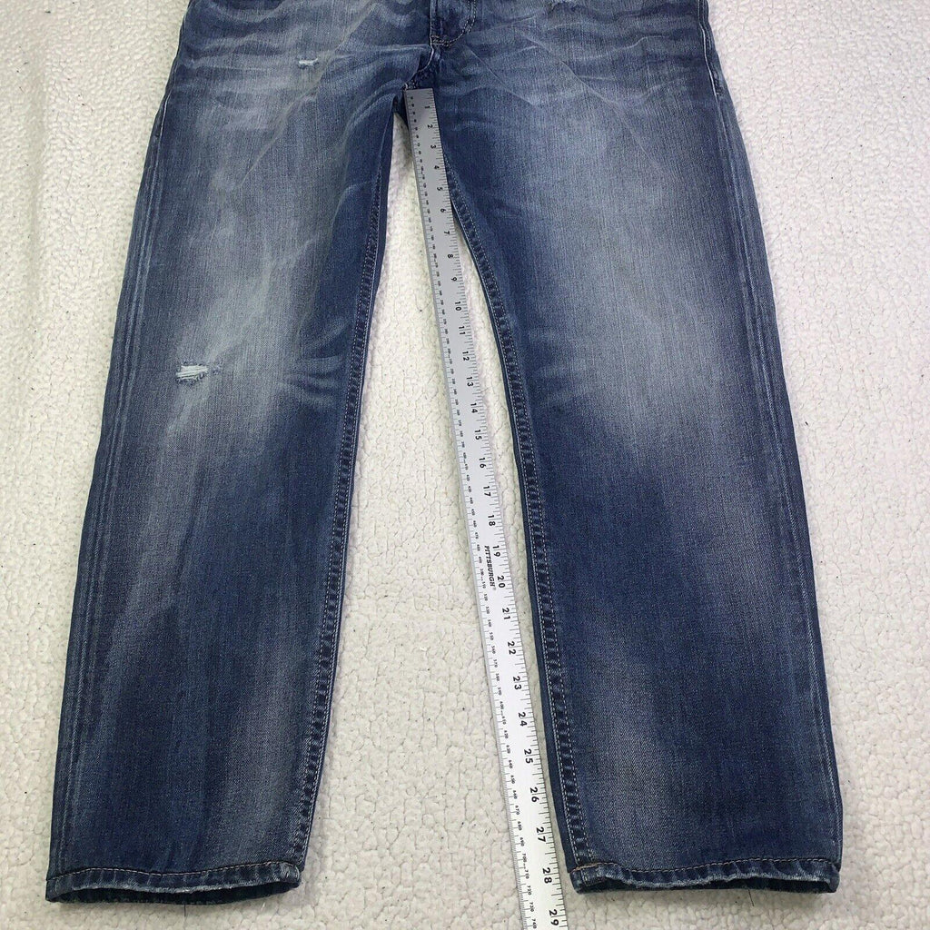 Vaqueros Diesel Thommer para hombre, talla 38x32, azul, ajustados, 084DD