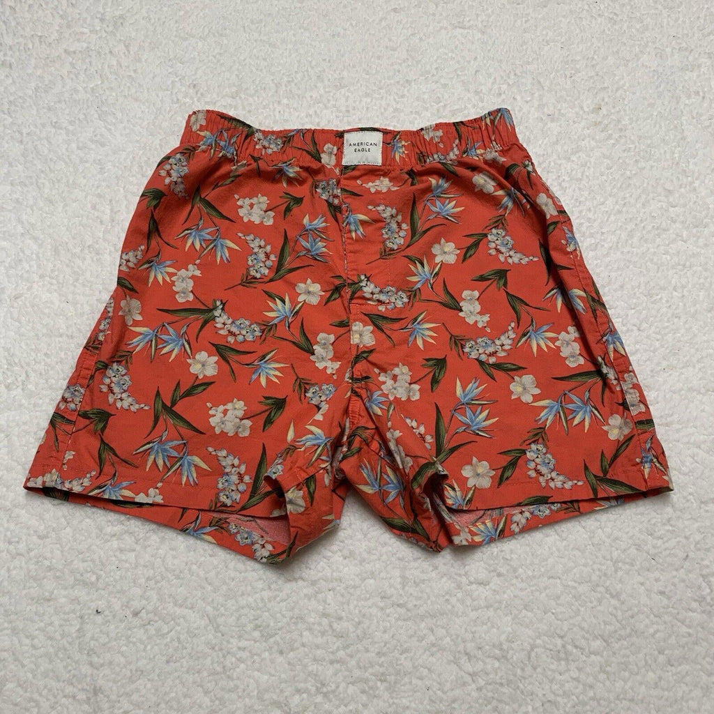 Calzoncillos bóxer American Eagle elásticos con estampado floral, talla XS 26-28