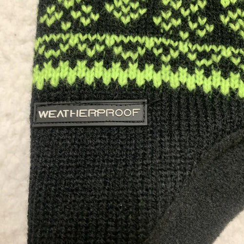 Weatherproof Youth One Size (8/20) Beanie Pom Pom Hat Braided Ear Flaps
