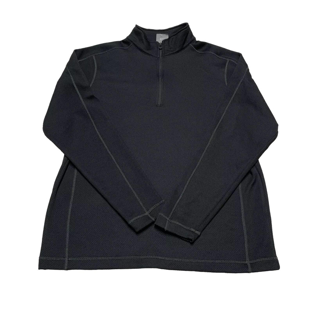 Suéter Nike Golf Therma Fit para hombre, talla L, jaspeado, con cremallera de 1/4, NY Life