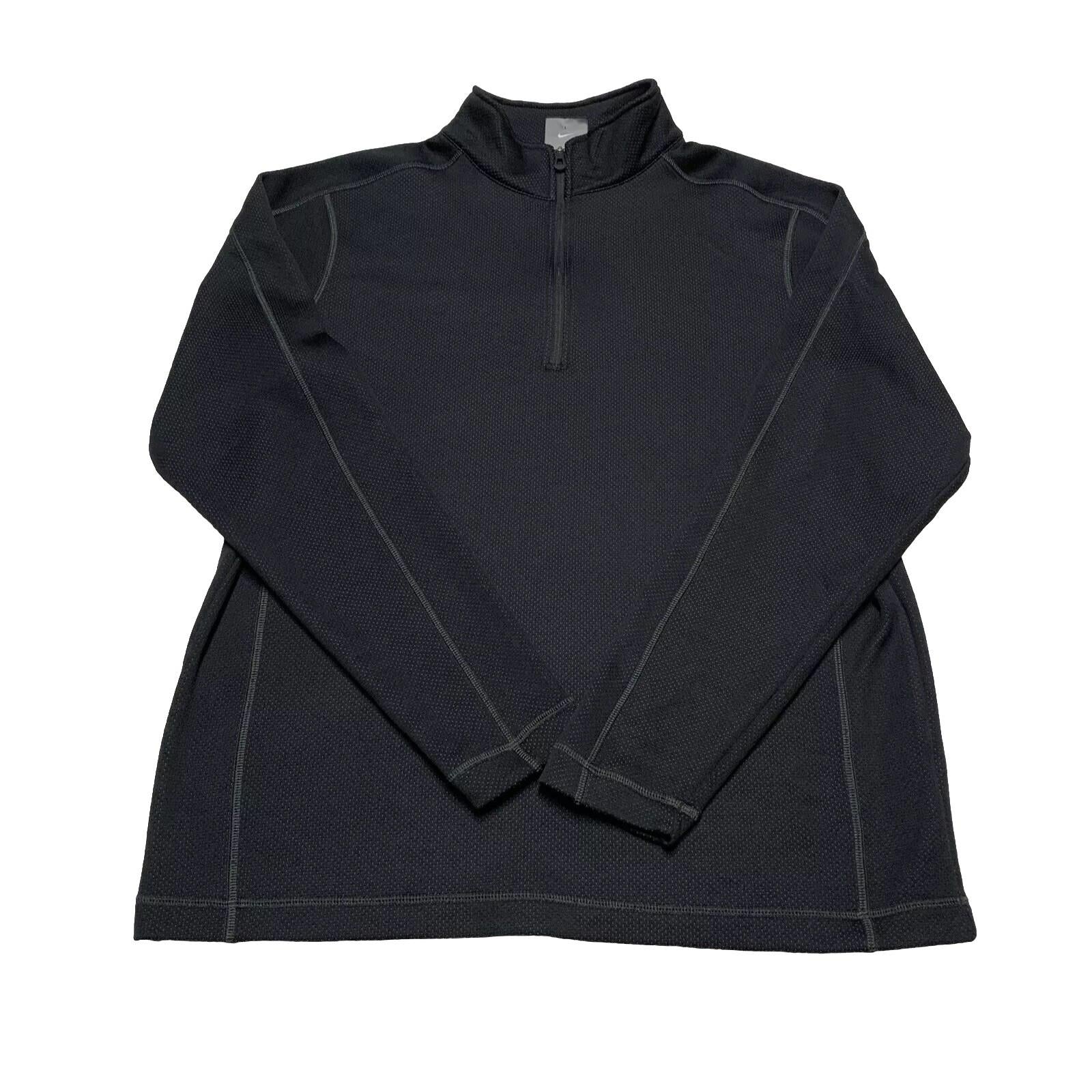 Suéter Nike Golf Therma Fit para hombre, talla L, jaspeado, con cremallera de 1/4, NY Life