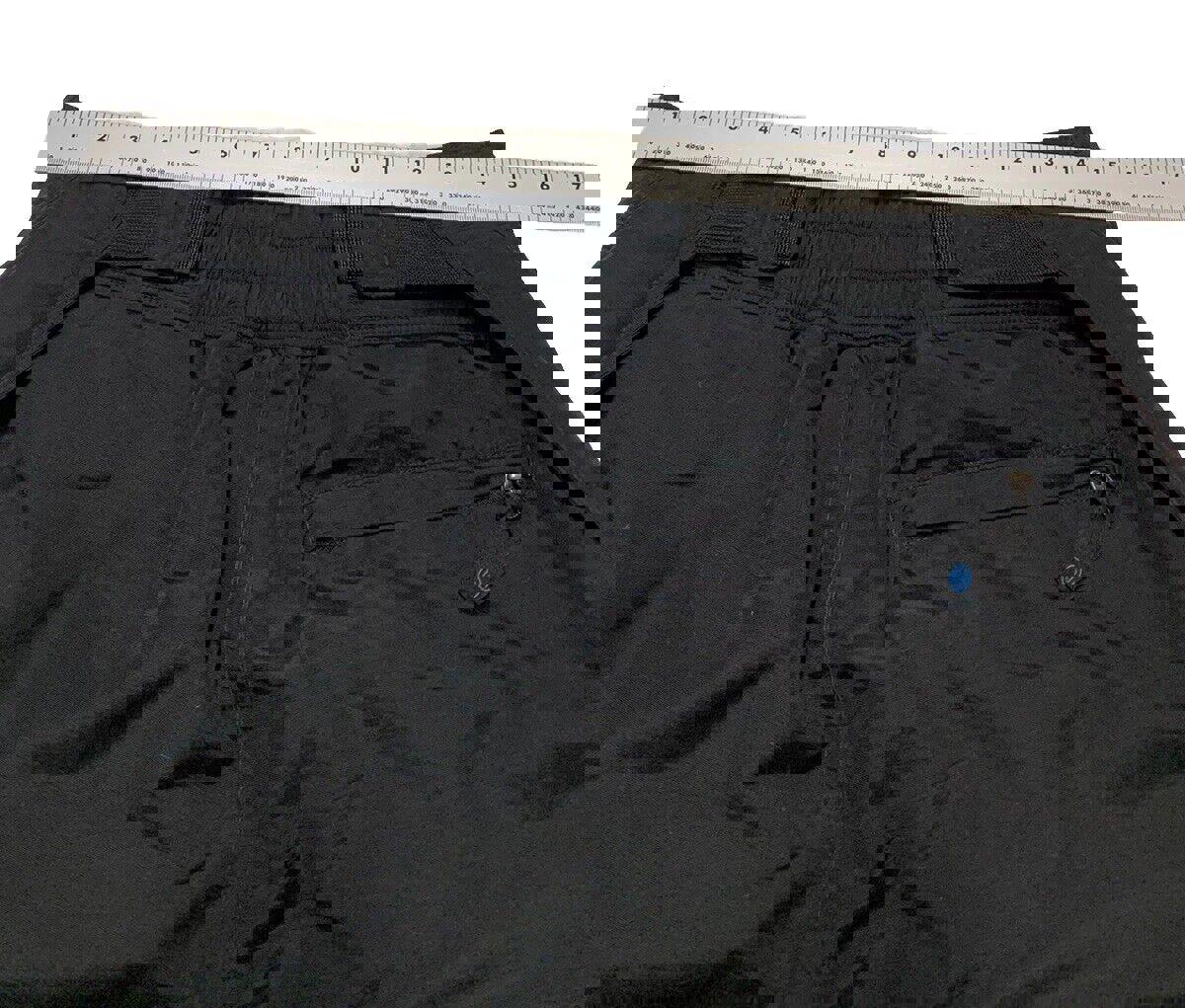 Pantalones de nieve para eslalon para hombre, talla M, nailon negro, bolsillos con cremallera en los tobillos, para esquí y snowboard Storm