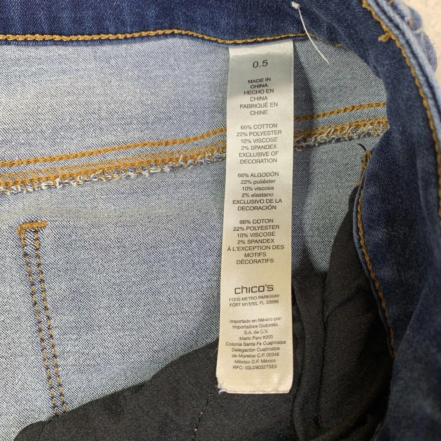 Chicos The Platinum Women's 0.5 (6) Jegging jeans