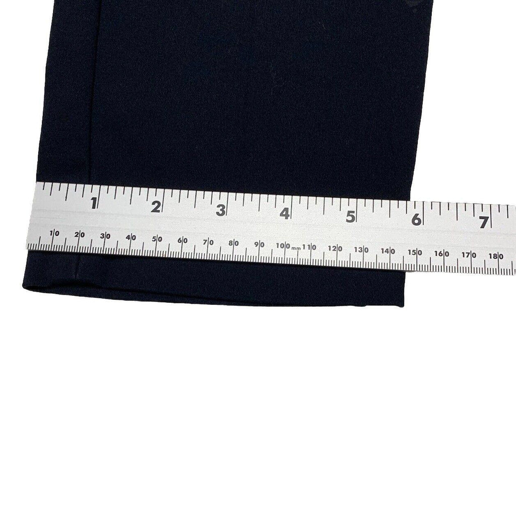 Pantalones de vestir Zara para mujer, talla 4, azul marino oscuro, pierna recta