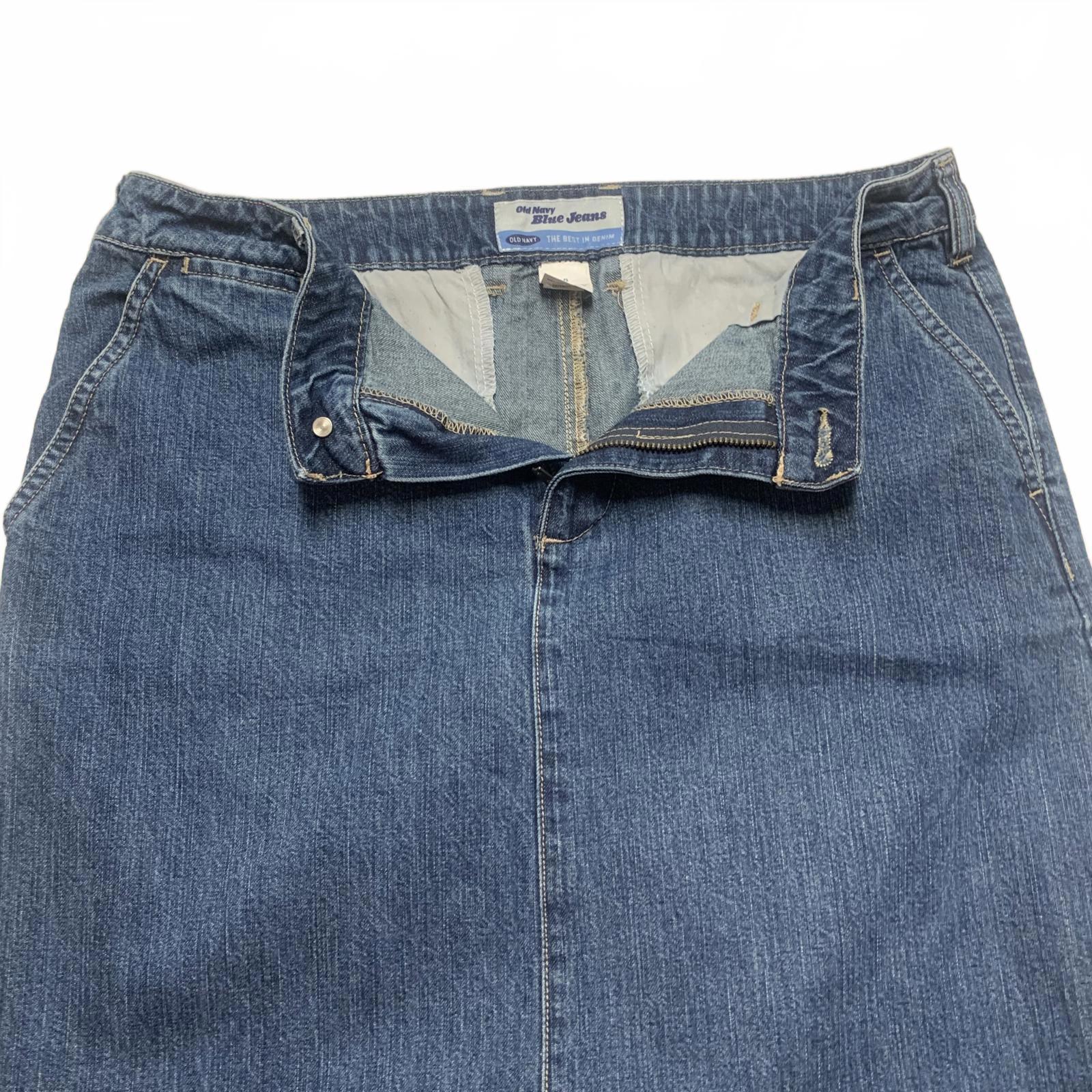 Falda vaquera larga clásica azul de Old Navy para mujer, talla 8