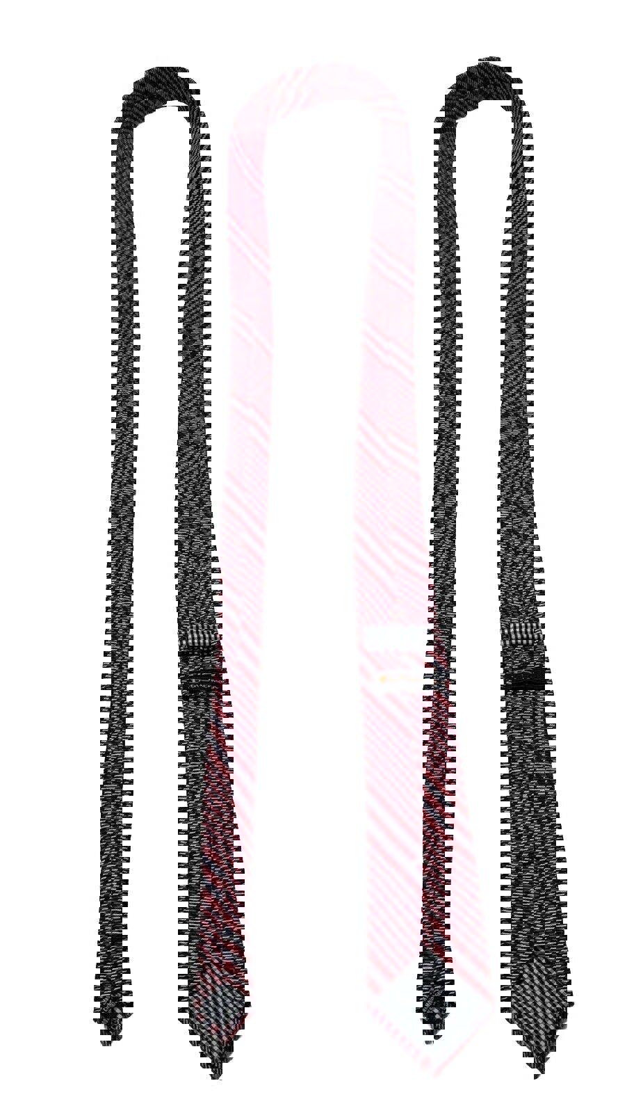 Corbata de seda con estampado de cuadros rojos y azules para hombre de Ben Sherman