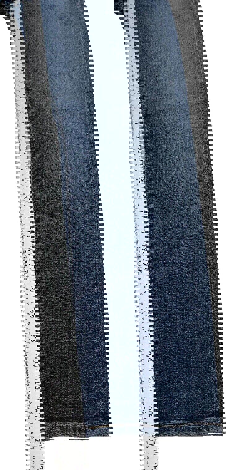 Vaqueros Levi's 512 para hombre, 30 x 30, azul, desgastados y elásticos