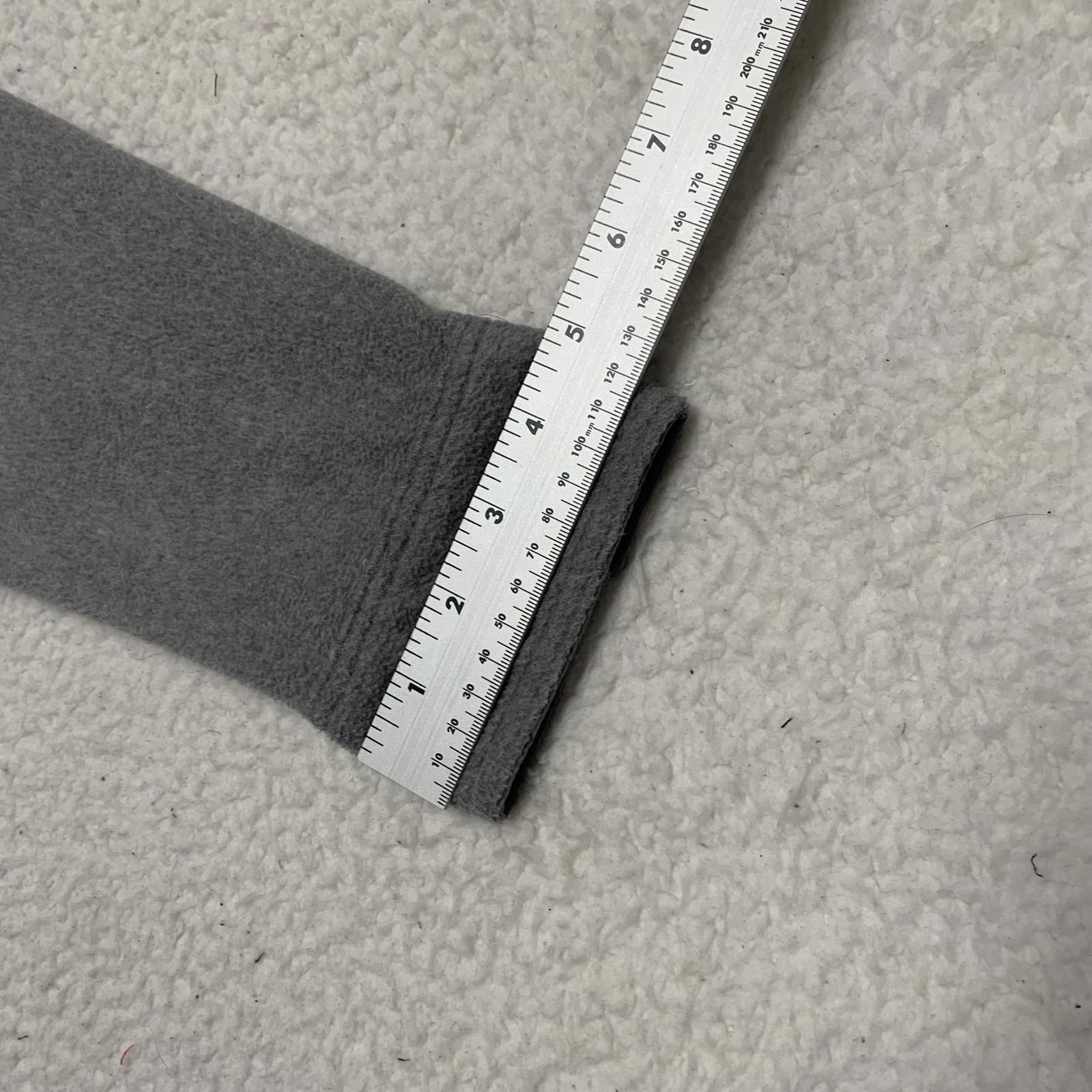 Camisa de franela abotonada gris George para hombre, talla mediana (38-40)