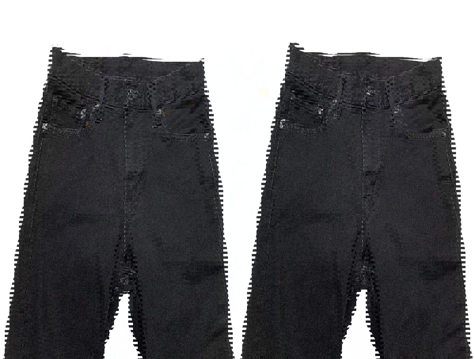 Vaqueros negros ajustados y rectos UNIQLO para niña, talla 5, de Japón