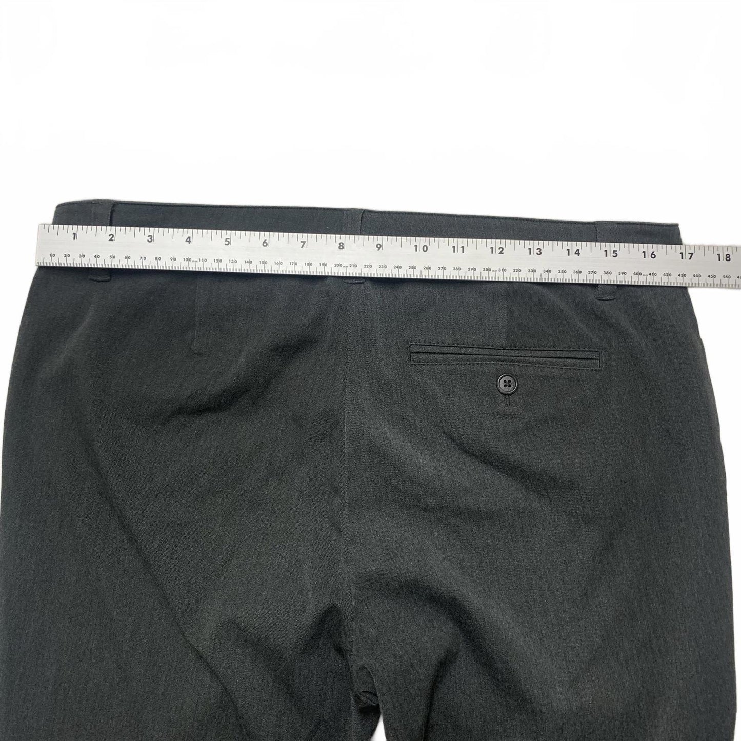 Lauren Ralph Lauren Womens Sz 10 Petite Gray Adelle Dress Pants Trousers W34x28