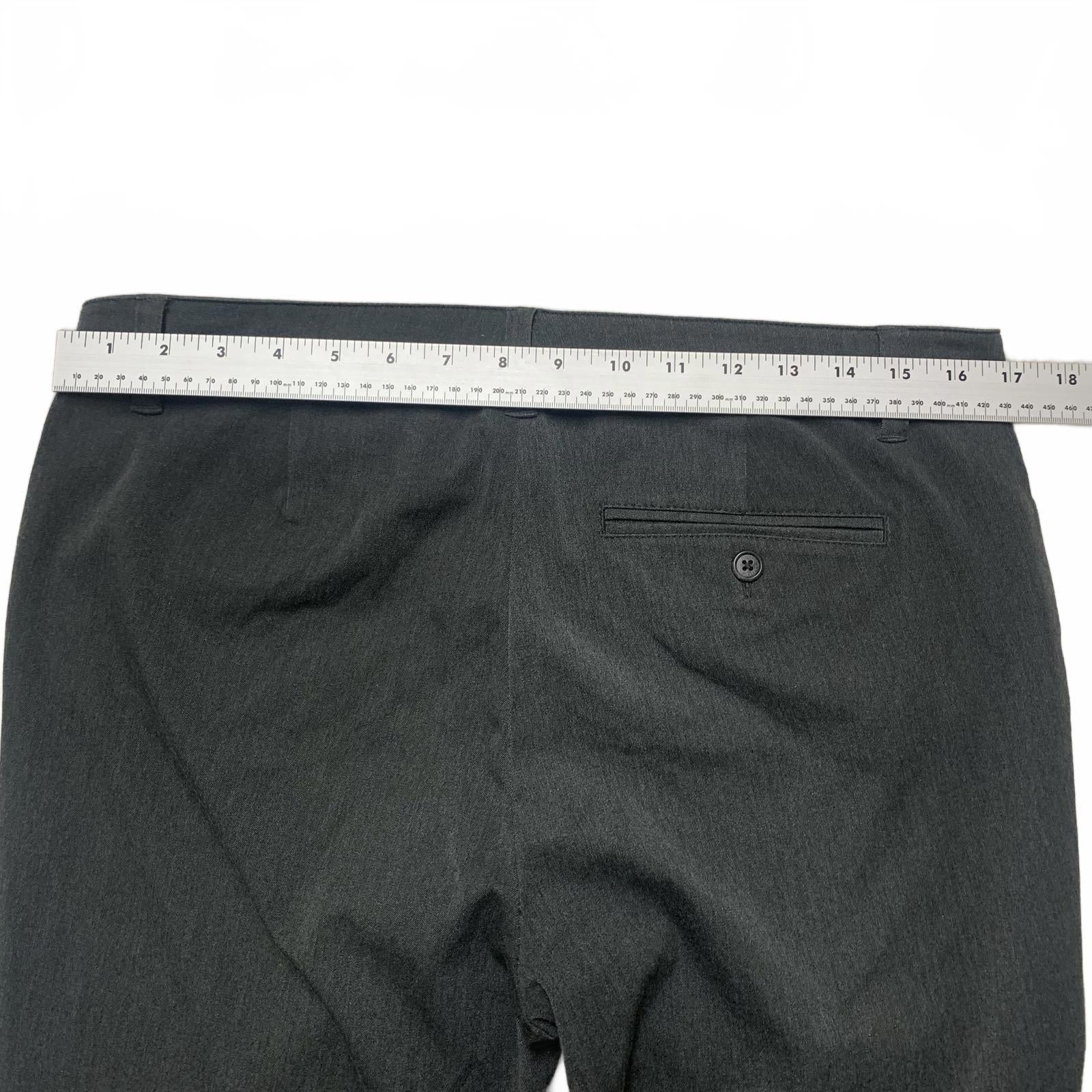 Pantalones de vestir Lauren Ralph Lauren Adelle para mujer, talla 10, color gris, ancho 34 x 28