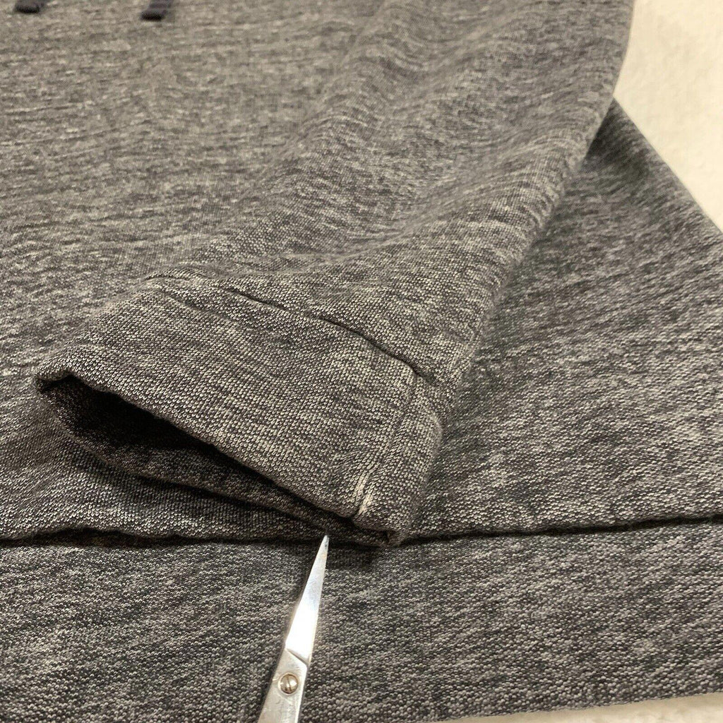 Sudadera con capucha J Crew para mujer, talla M, color negro y gris carbón.