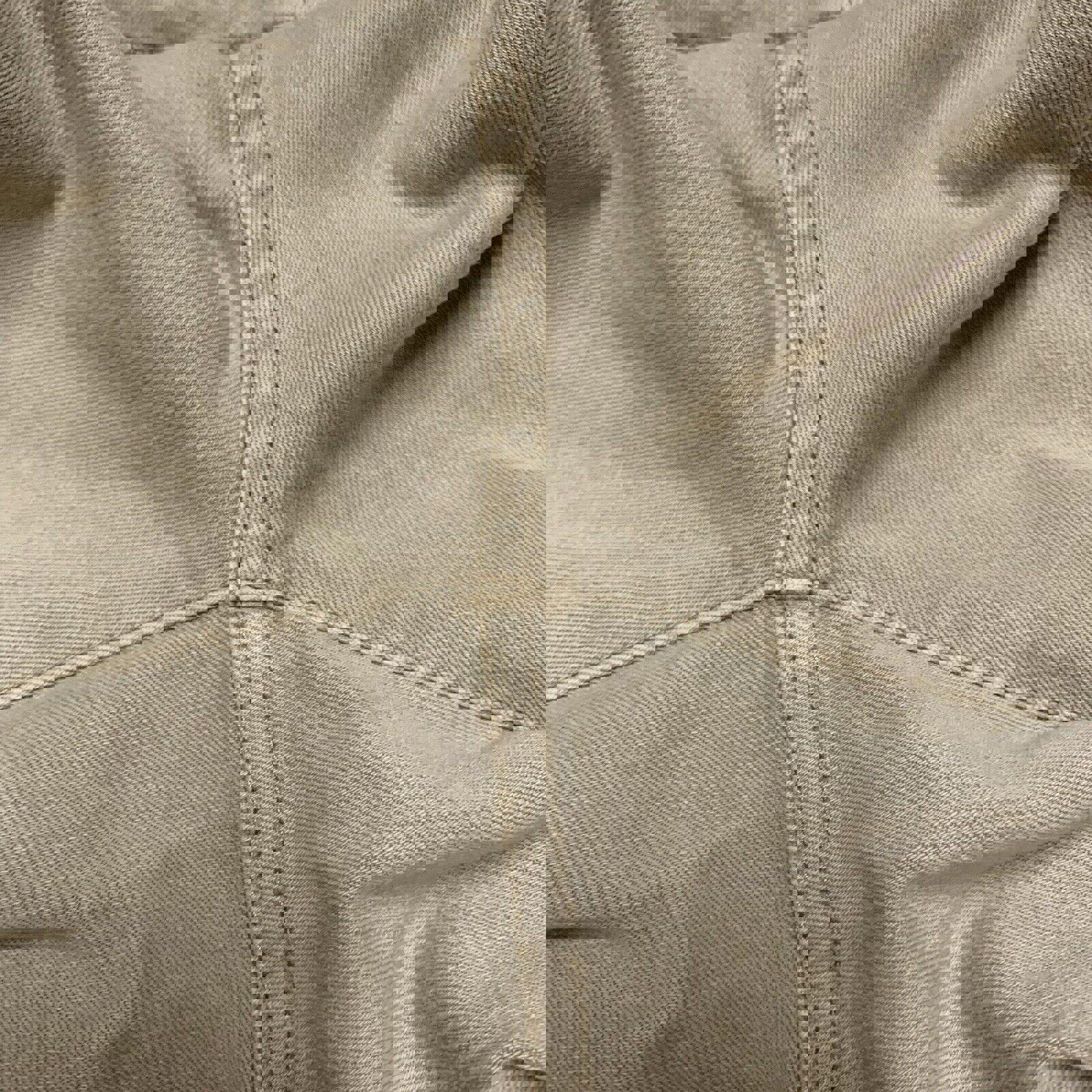 Vaqueros Nic+Zoe para mujer, talla 32, color tostado, con parche en el bolsillo delantero, color beige