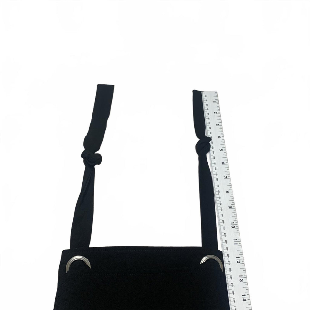 Mono negro sin mangas con bolsillos para mujer MNG talla 2