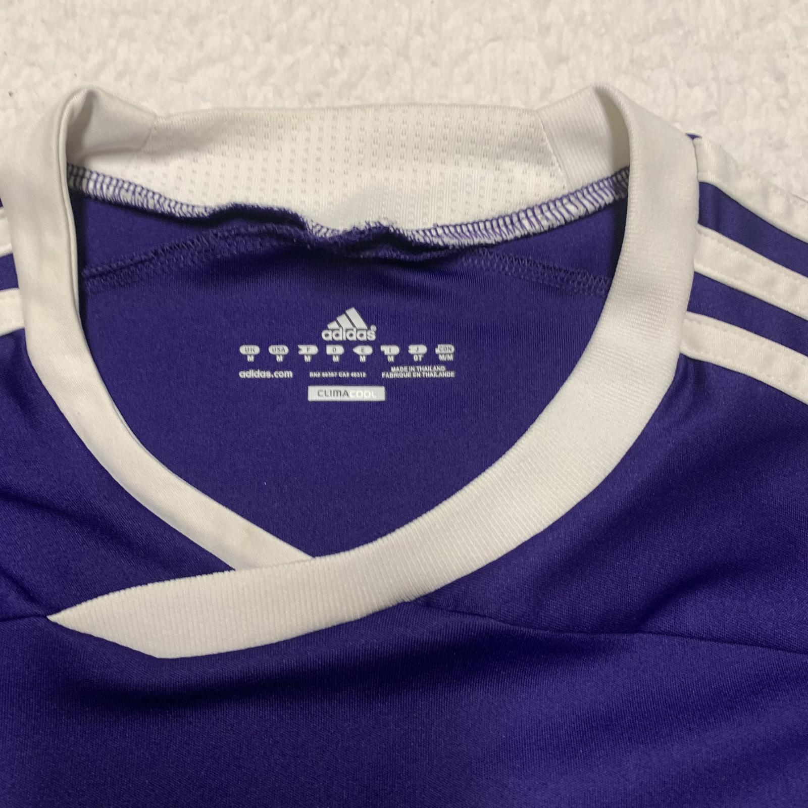 Adidas Clima Cool Men's Medium Purple Soccer Jersey