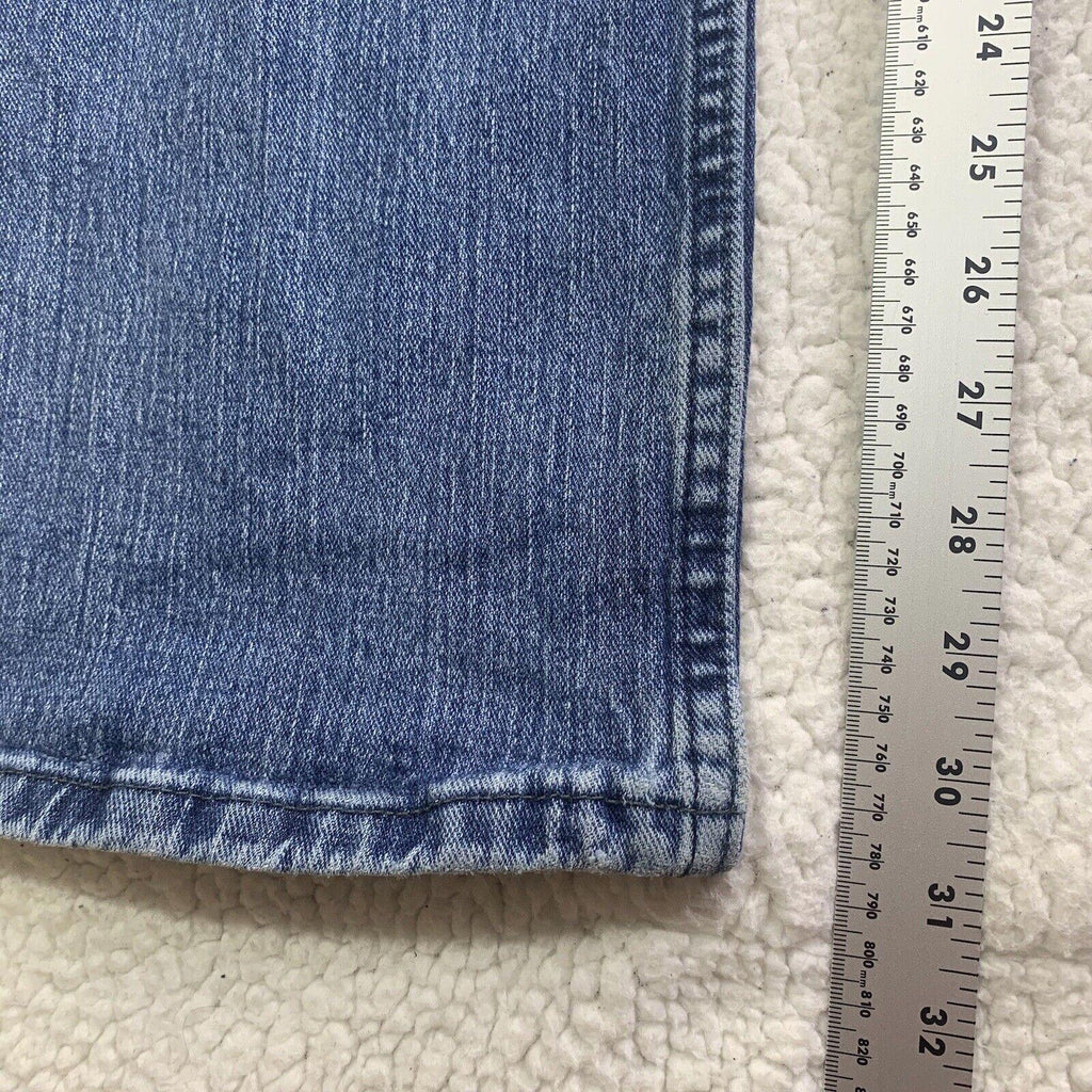 Nautica Jeans para hombre, talla W38 32L, corte relajado, azul elástico