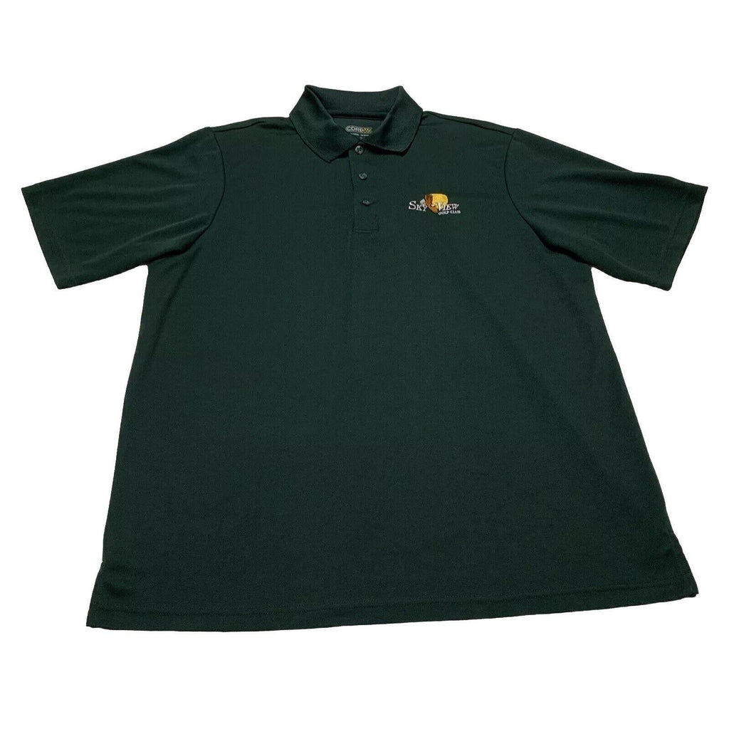 Polo Core 365 Dri-Fit verde para hombre, talla grande, absorbente de humedad y antimicrobiano