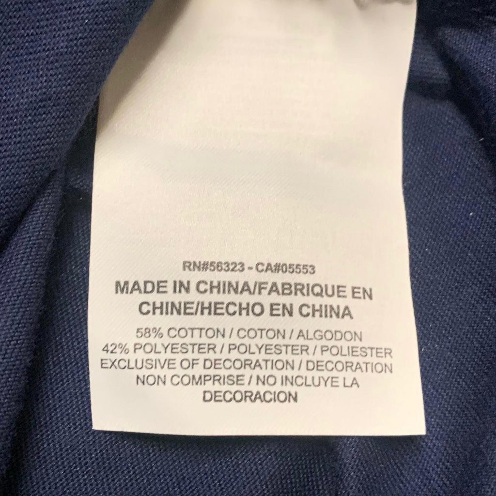 Camiseta Nike Dri-FIT azul marino de los New York Knicks, talla XXL, para hombre, Porzingis #6