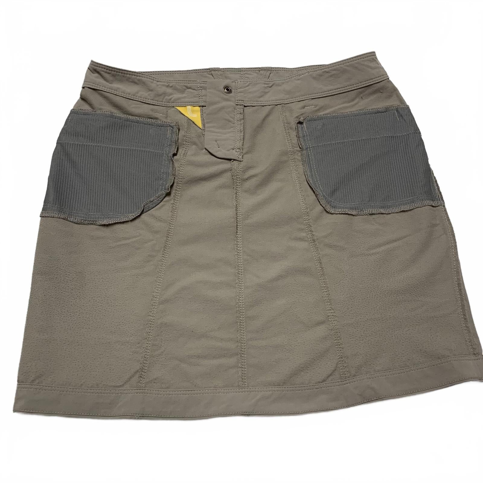 Falda informal Lole para mujer, talla 4, color caqui, para exteriores, camping, secado rápido, talla 30