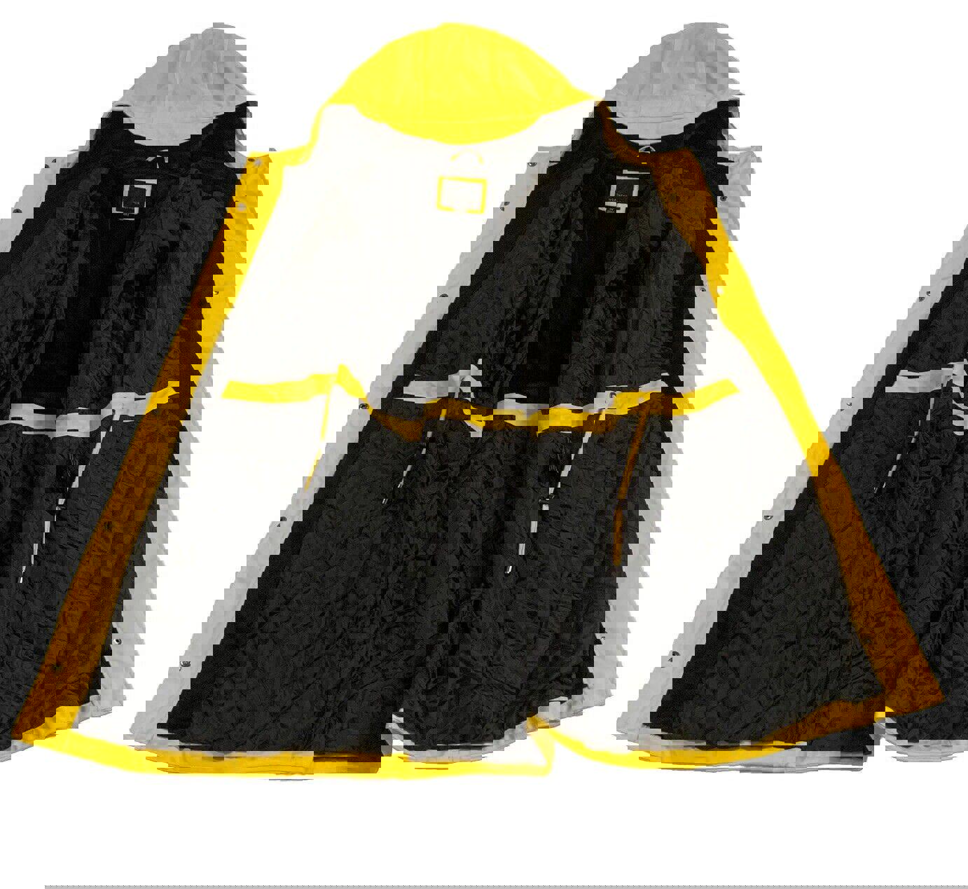 Chaqueta impermeable para hombre con diseño de girasol, talla 2XL, color amarillo, nuevo en embalaje original