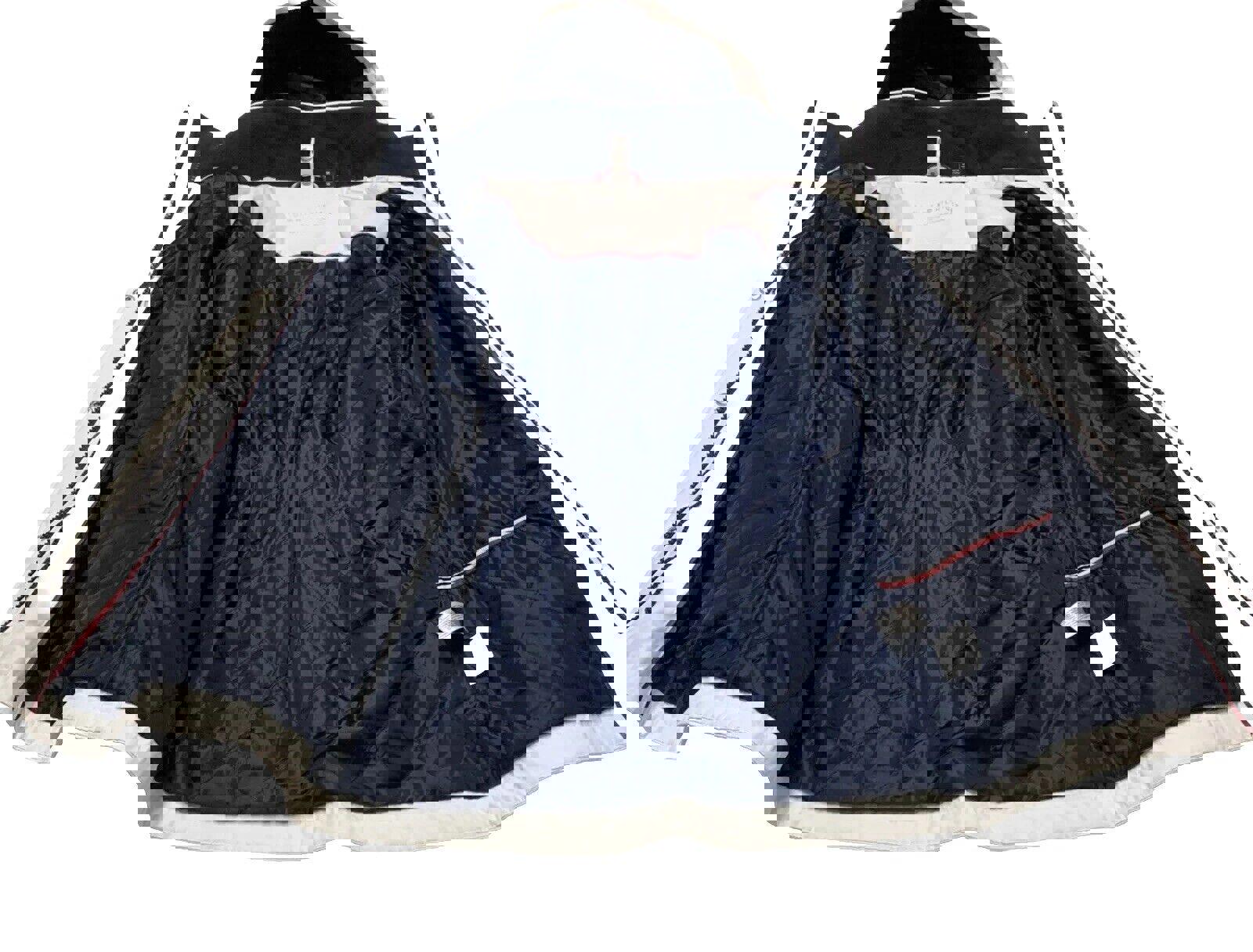 Chaqueta impermeable con capucha Tommy Hilfiger para mujer, color blanco, talla M